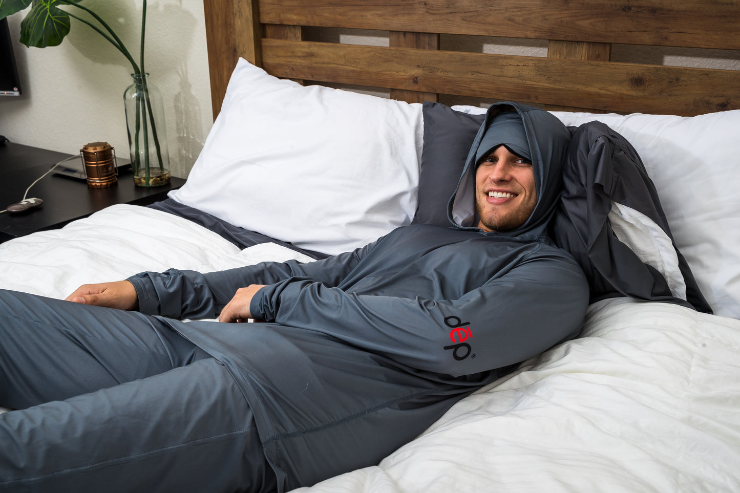 Men's Lightweight Long Sleeve Sleep Hoodie