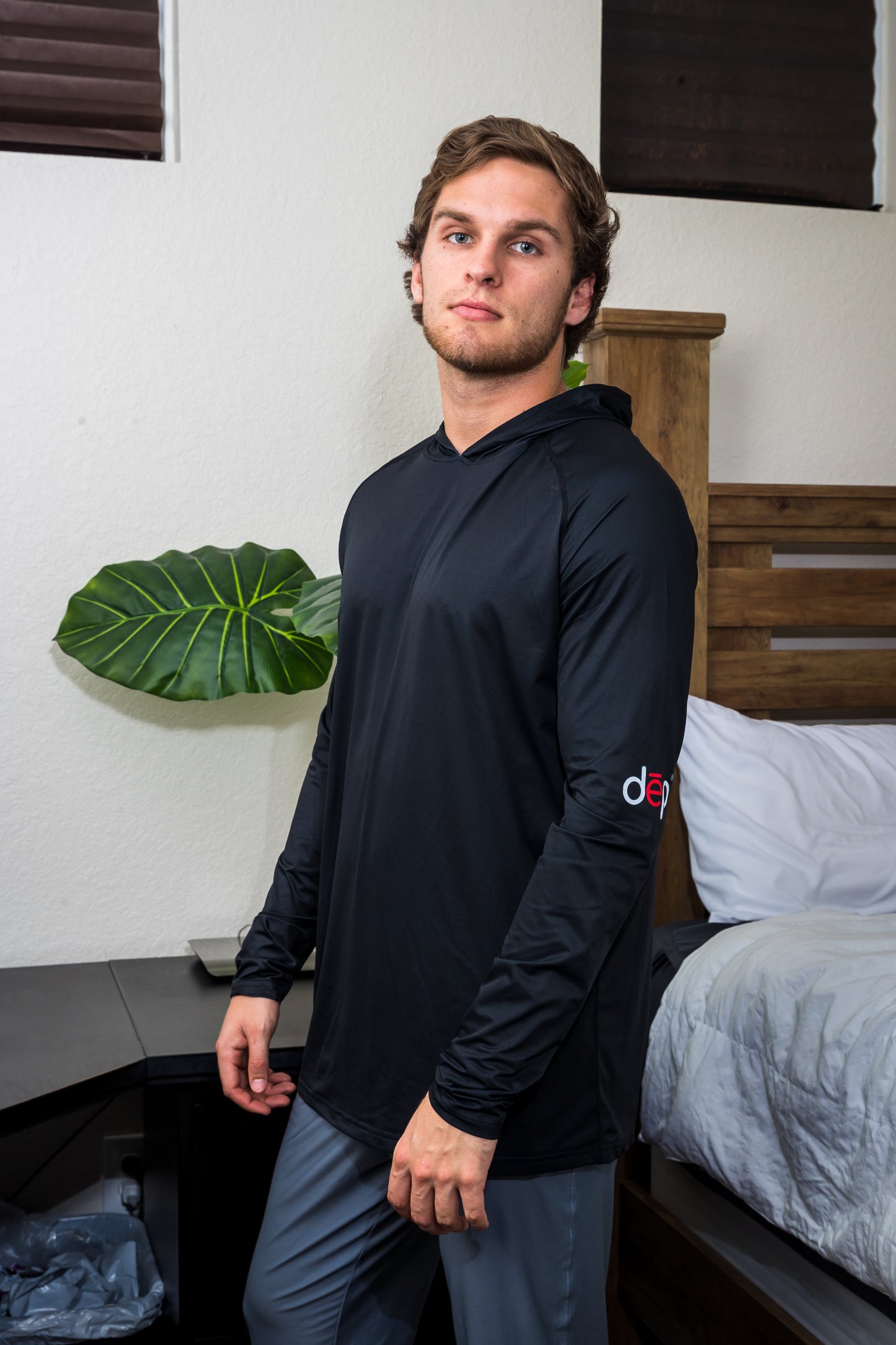 Men's Lightweight Long Sleeve Sleep Hoodie