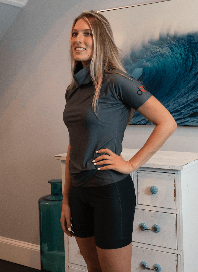 Women's Lightweight Short Sleeve Sleep Hoodie