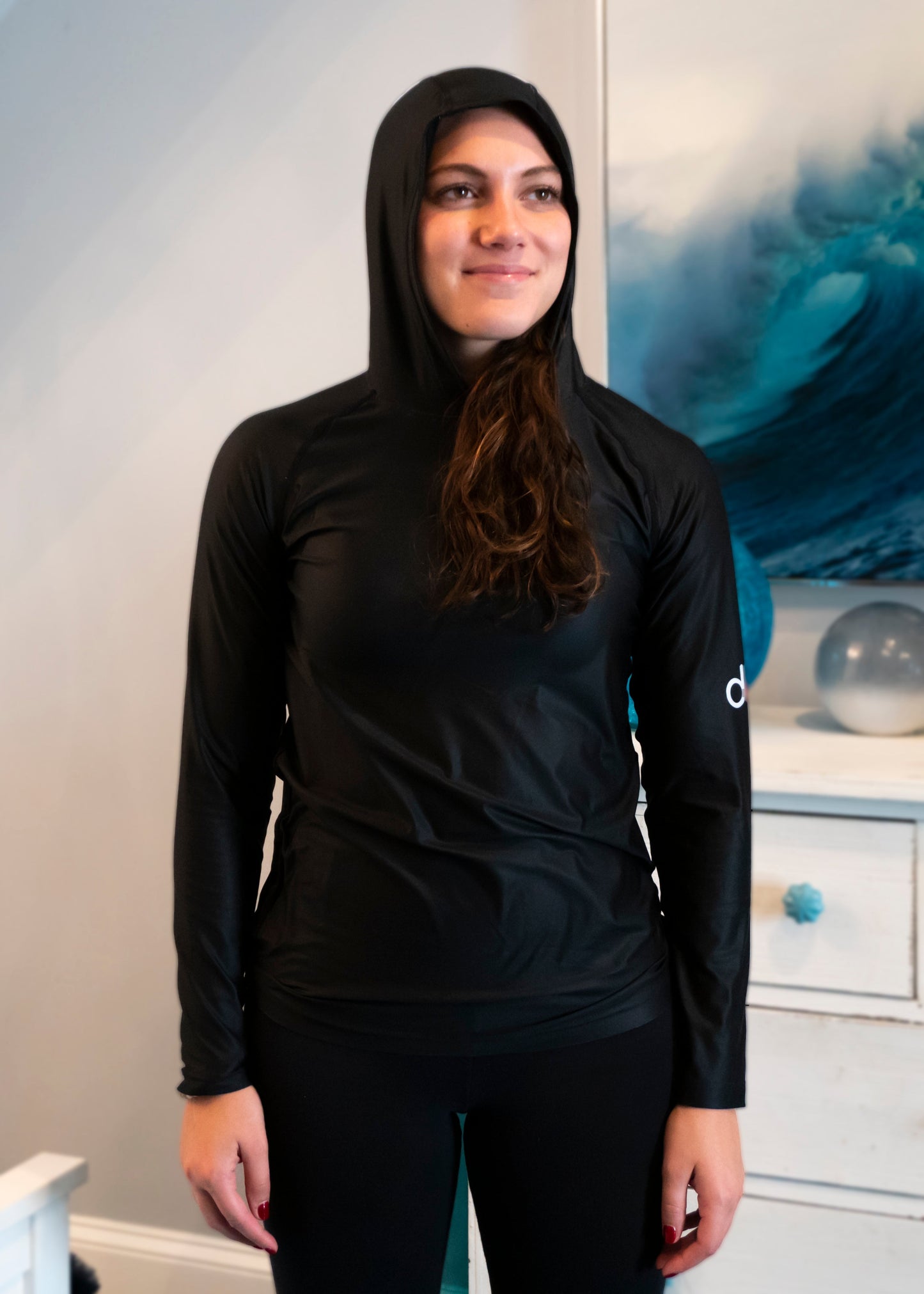 Women's Lightweight Long Sleeve Sleep Hoodie