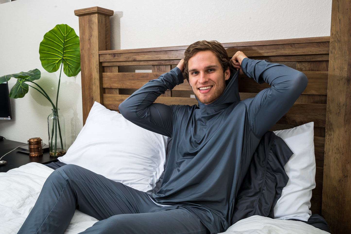 Men's Lightweight Long Sleeve Sleep Hoodie