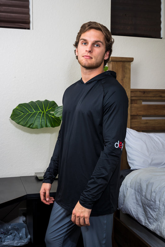 Men's Lightweight Long Sleeve Sleep Hoodie
